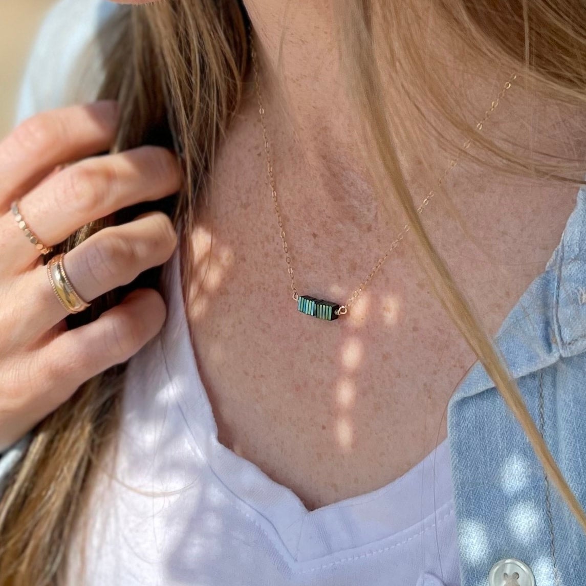 Blue hotsell jean jewelry